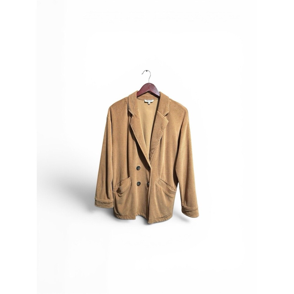 Madewell Redford Corduroy Knit Blazer Womens XS Hazelnut Brown Jacket